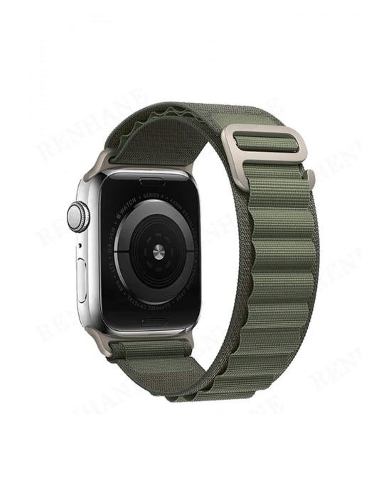 Newface Apple Watch Ultra 49mm Mountain Kordon - Yeşil