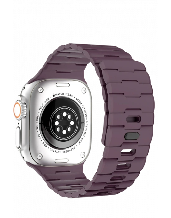 Newface Apple Watch Ultra 49mm Wowen Kordon - Bordo