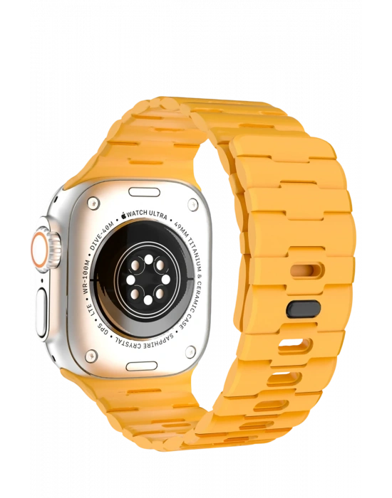 Newface Apple Watch Ultra 49mm Wowen Kordon - Sarı