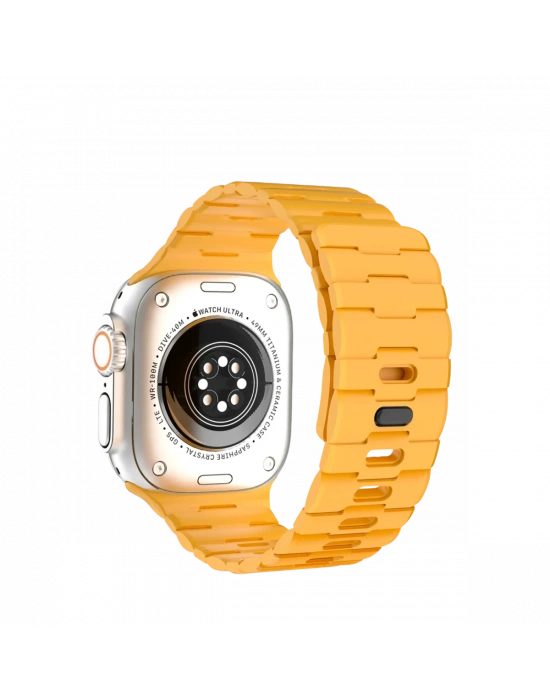 Newface Apple Watch Ultra 49mm Wowen Kordon - Sarı