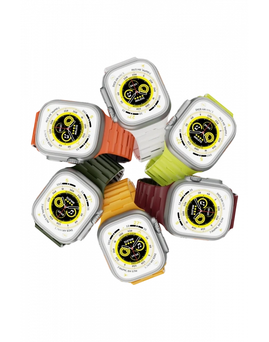 Newface Apple Watch Ultra 49mm Wowen Kordon - Turuncu