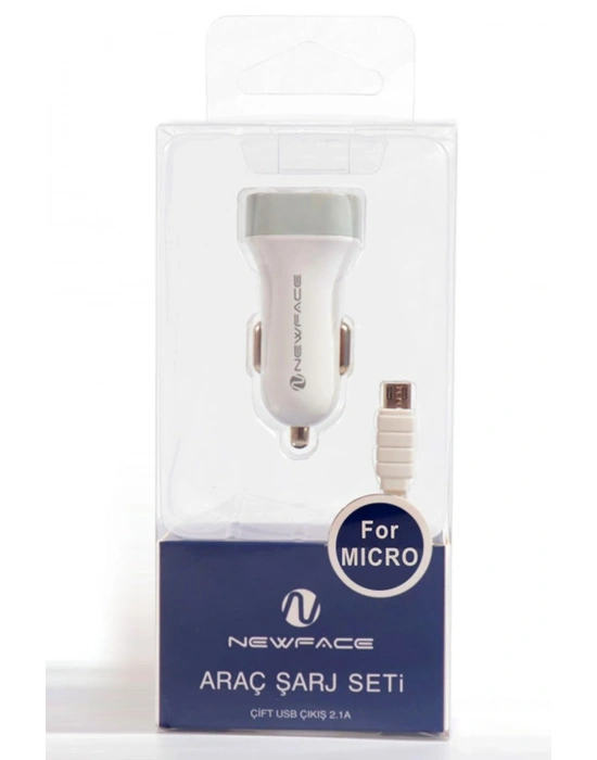 Newface C17 Micro USB 2.1A Araç Şarjı