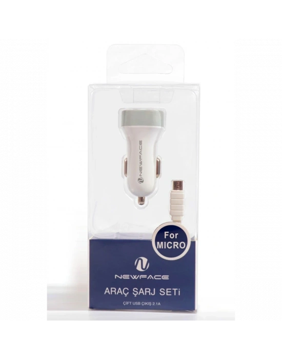 Newface C17 Micro USB 2.1A Araç Şarjı