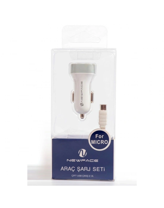Newface C17 Micro USB 2.1A Araç Şarjı