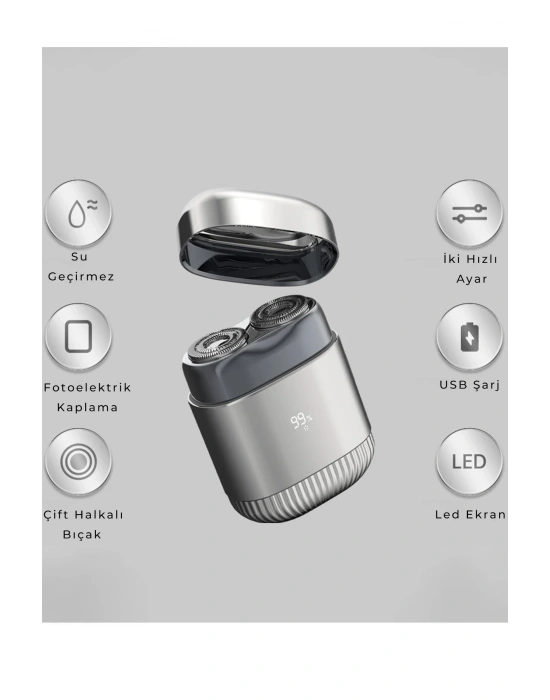 Newface CB-S2 Tıraş Makinesi - Gümüş