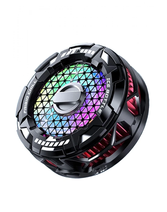 Newface FS02 15W RGB Radyatör Telefon Soğutucu Fan - Siyah