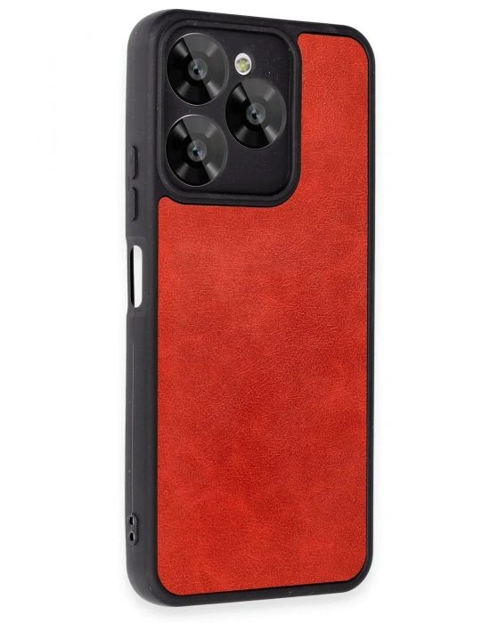 Newface General Mobile Era 30 Kılıf Aras Deri Kapak - Kırmızı