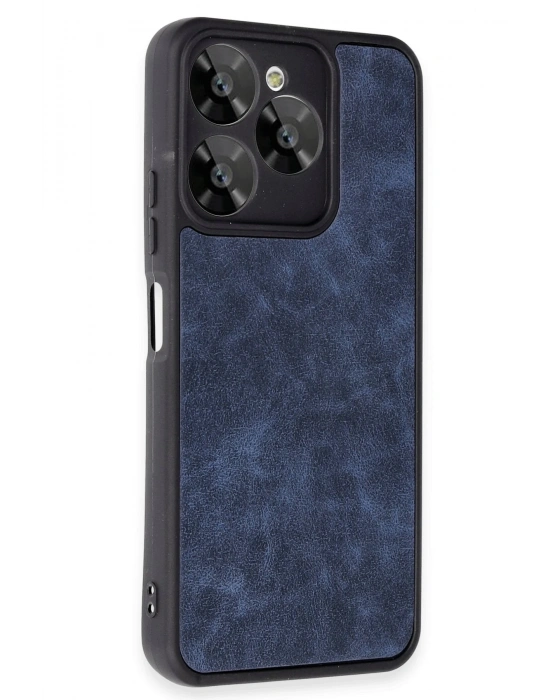 Newface General Mobile Era 30 Kılıf Aras Deri Kapak - Lacivert