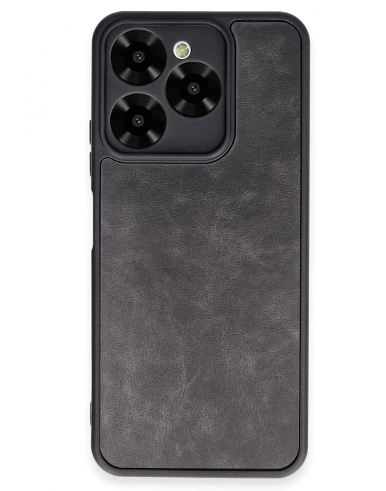 Newface General Mobile Era 30 Kılıf Aras Deri Kapak - Siyah