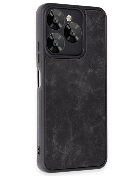 Newface General Mobile Era 30 Kılıf Aras Deri Kapak - Siyah