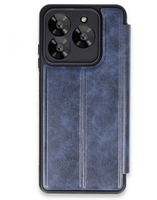 Newface General Mobile Era 30 Kılıf Flip Cover - Lacivert