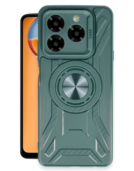 Newface General Mobile Era 30 Kılıf Lincoln Silikon - Koyu Yeşil