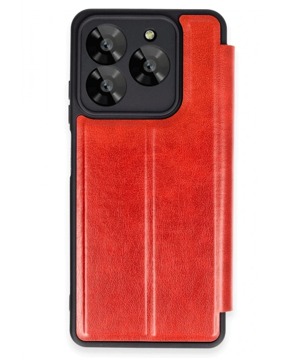 Newface General Mobile Era 50 Kılıf Flip Cover - Kırmızı