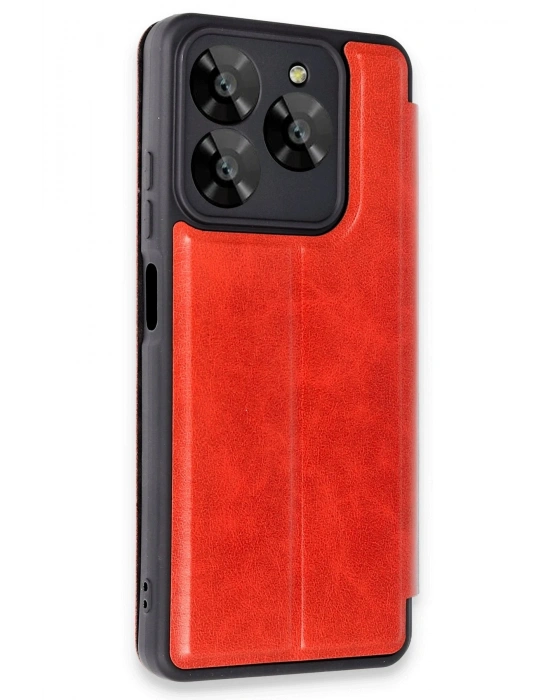 Newface General Mobile Era 50 Kılıf Flip Cover - Kırmızı