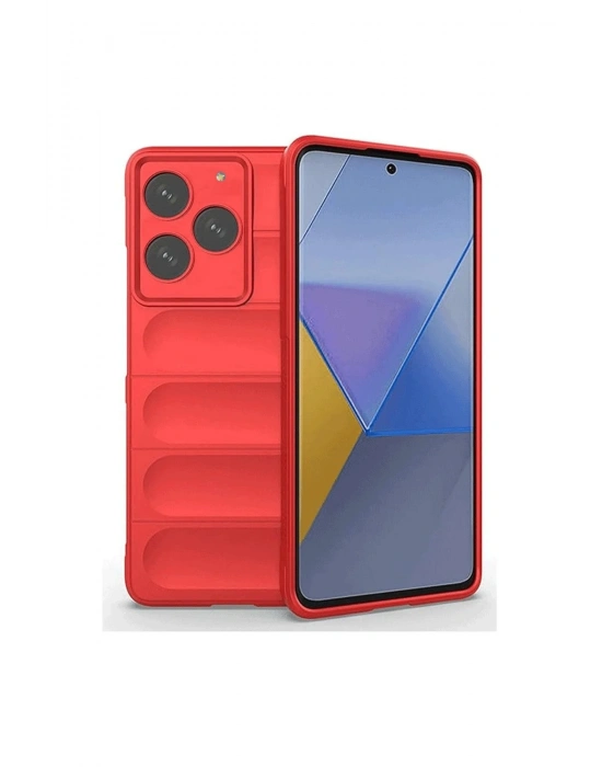 Newface General Mobile Era 50 Kılıf Optimum Silikon - Kırmızı