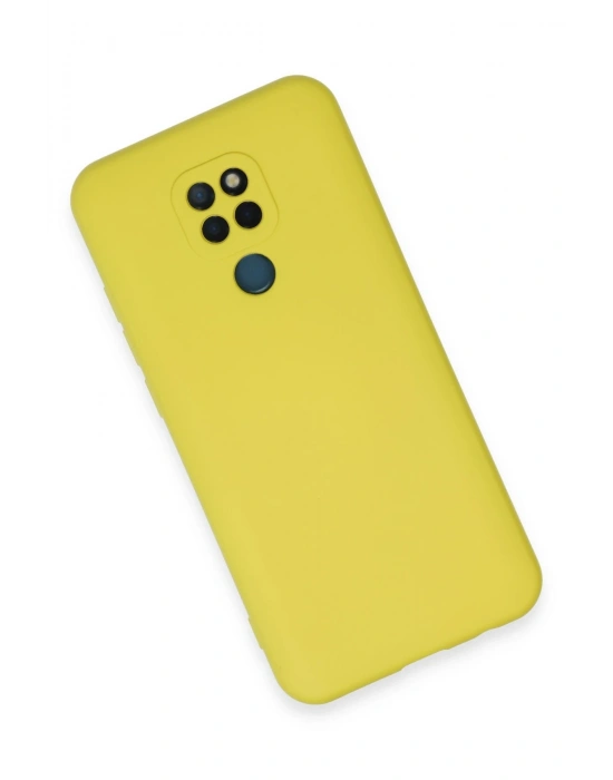 Newface General Mobile GM 20 Kılıf Nano içi Kadife Silikon - Sarı