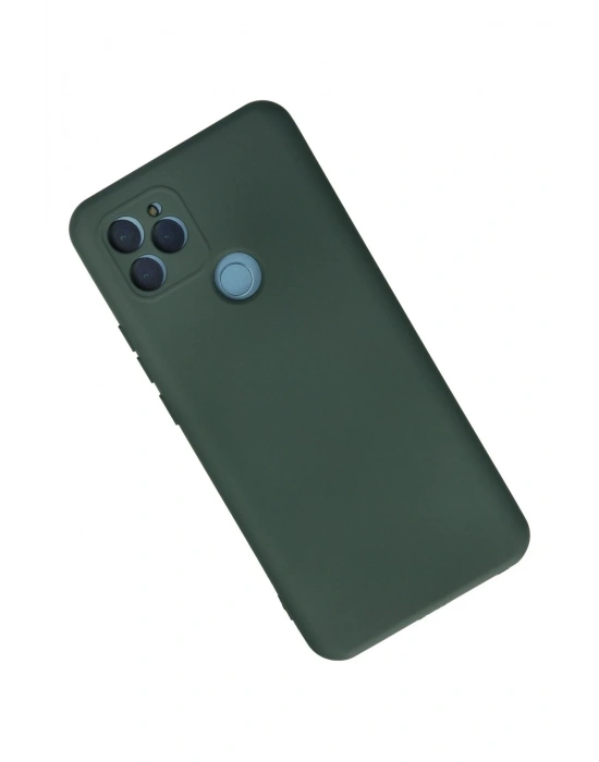 Newface General Mobile GM 21 Kılıf Nano içi Kadife Silikon - Koyu Yeşil
