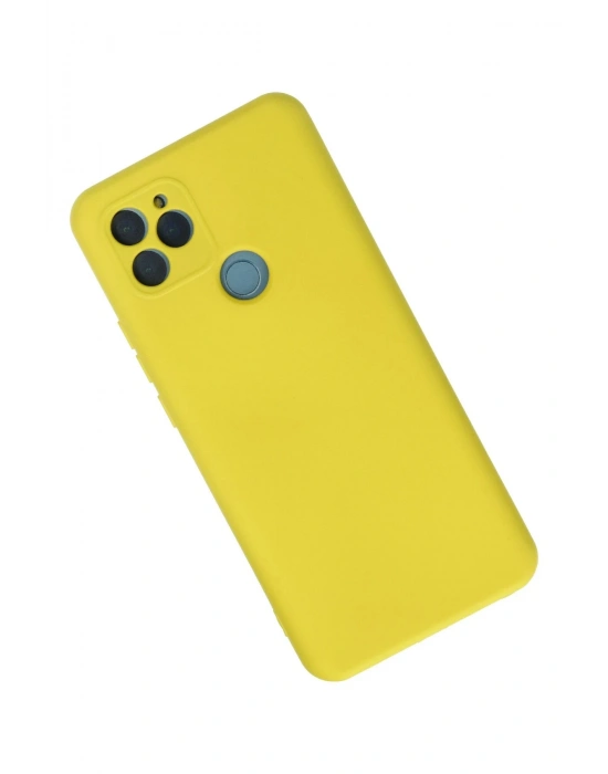 Newface General Mobile GM 21 Kılıf Nano içi Kadife Silikon - Sarı