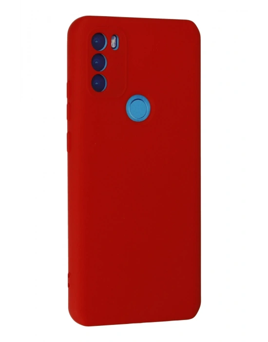 Newface General Mobile GM 21 Plus Kılıf Nano içi Kadife Silikon - Kırmızı