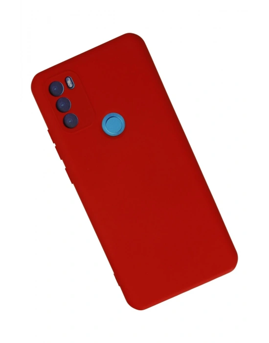 Newface General Mobile GM 21 Plus Kılıf Nano içi Kadife Silikon - Kırmızı