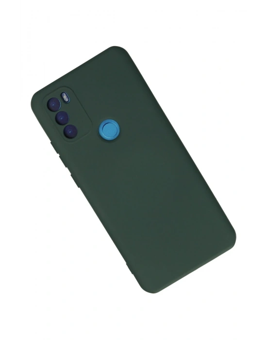 Newface General Mobile GM 21 Plus Kılıf Nano içi Kadife Silikon - Koyu Yeşil