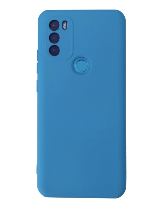 Newface General Mobile GM 21 Plus Kılıf Nano içi Kadife Silikon - Mavi