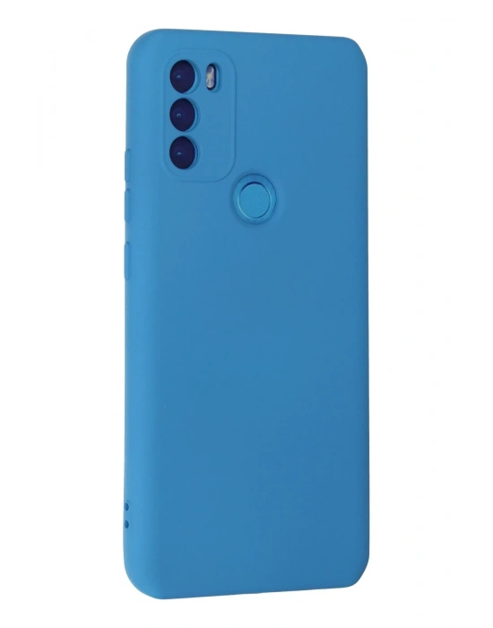 Newface General Mobile GM 21 Plus Kılıf Nano içi Kadife Silikon - Mavi