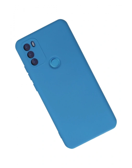 Newface General Mobile GM 21 Plus Kılıf Nano içi Kadife Silikon - Mavi