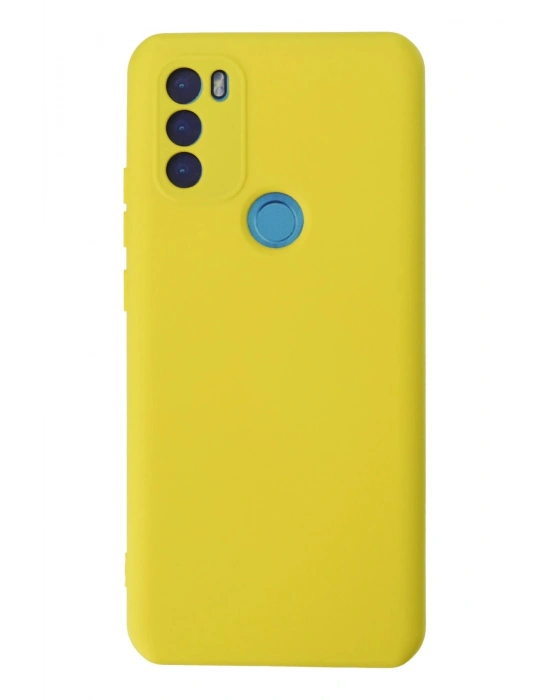 Newface General Mobile GM 21 Plus Kılıf Nano içi Kadife Silikon - Sarı