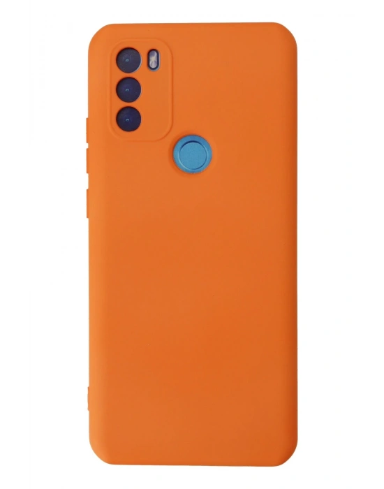 Newface General Mobile GM 21 Plus Kılıf Nano içi Kadife Silikon - Turuncu