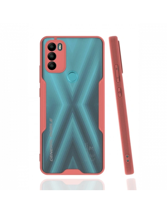 Newface General Mobile GM 21 Plus Kılıf Platin Silikon - Pembe