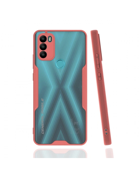 Newface General Mobile GM 21 Plus Kılıf Platin Silikon - Pembe