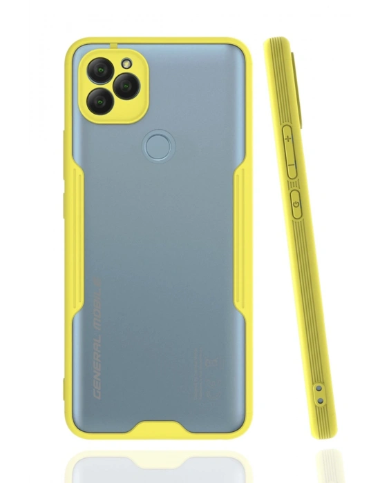 Newface General Mobile GM 22 Kılıf Platin Silikon - Sarı
