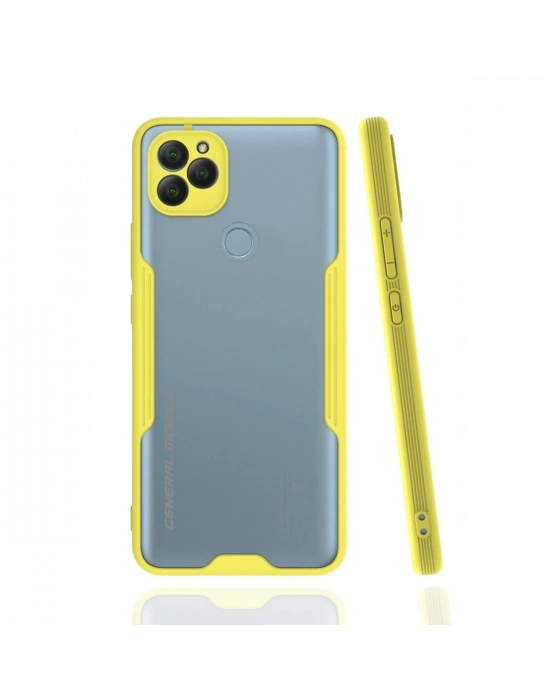 Newface General Mobile GM 22 Kılıf Platin Silikon - Sarı