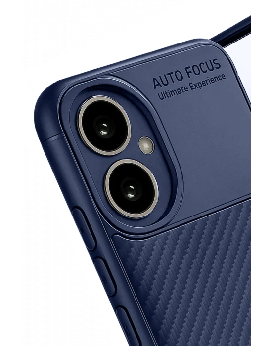 Newface Honor 400 Kılıf Auto Focus Karbon Kapak - Lacivert