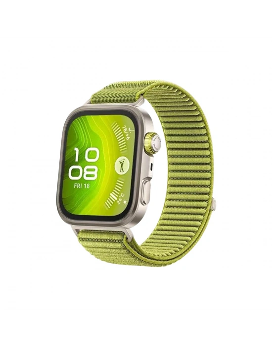 Newface Huawei Fit 4 Braid Kordon - Açık Yeşil