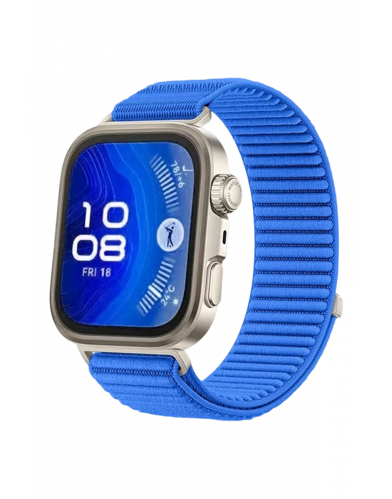 Newface Huawei Fit 4 Braid Kordon - Mavi