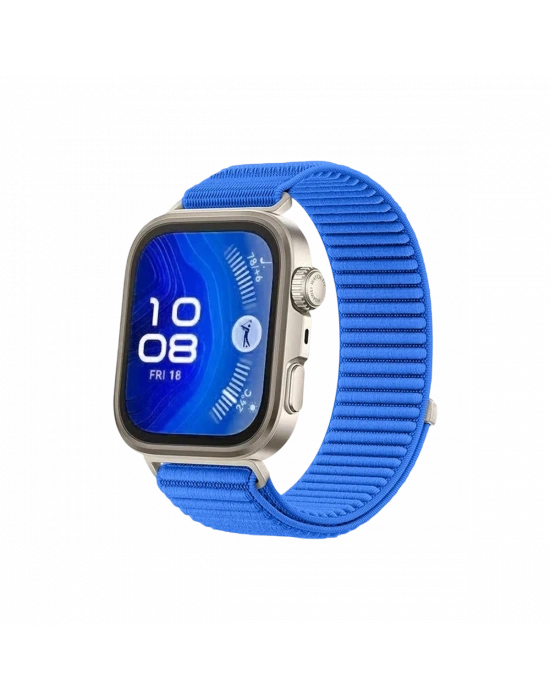 Newface Huawei Fit 4 Braid Kordon - Mavi