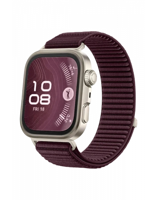 Newface Huawei Fit 4 Braid Kordon - Mürdüm