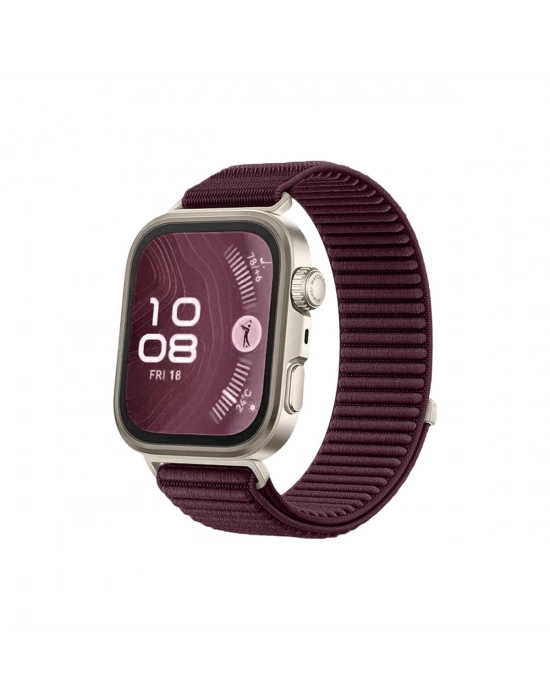 Newface Huawei Fit 4 Braid Kordon - Mürdüm