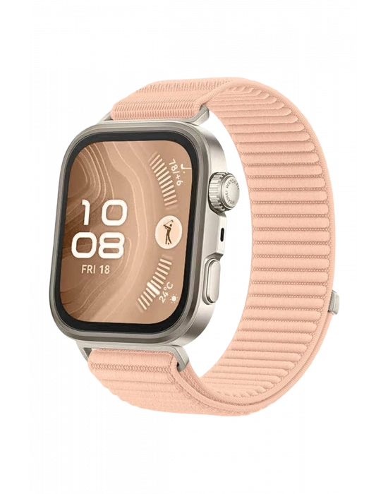 Newface Huawei Fit 4 Braid Kordon - Pudra