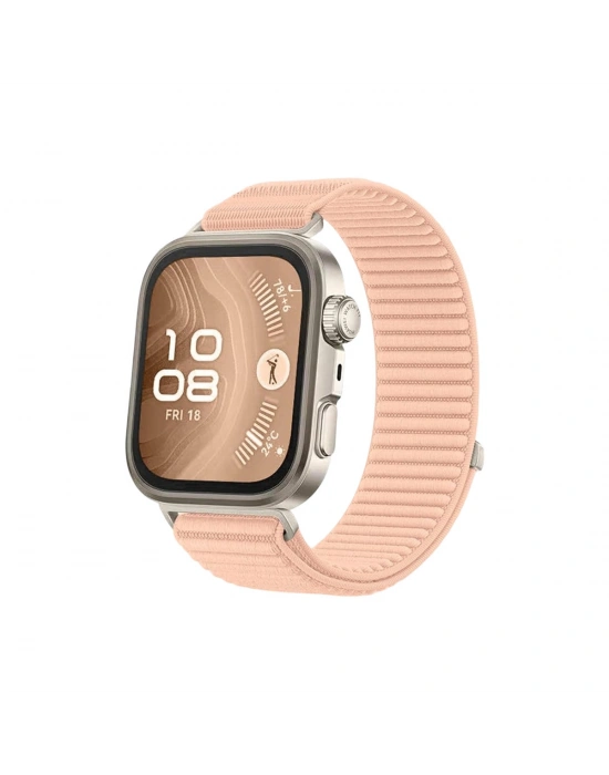 Newface Huawei Fit 4 Braid Kordon - Pudra