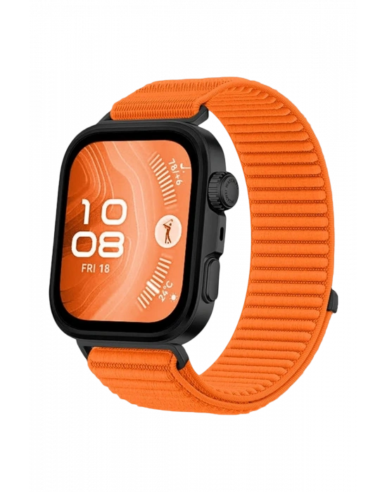 Newface Huawei Fit 4 Braid Kordon - Turuncu