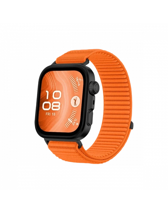 Newface Huawei Fit 4 Braid Kordon - Turuncu