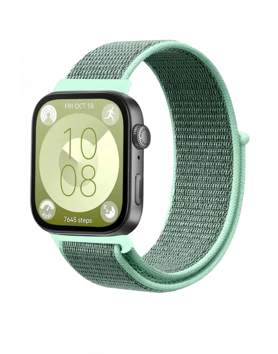 Newface Huawei Fit 4 Hasırlı Cırtcırtlı Kordon - Turkuaz