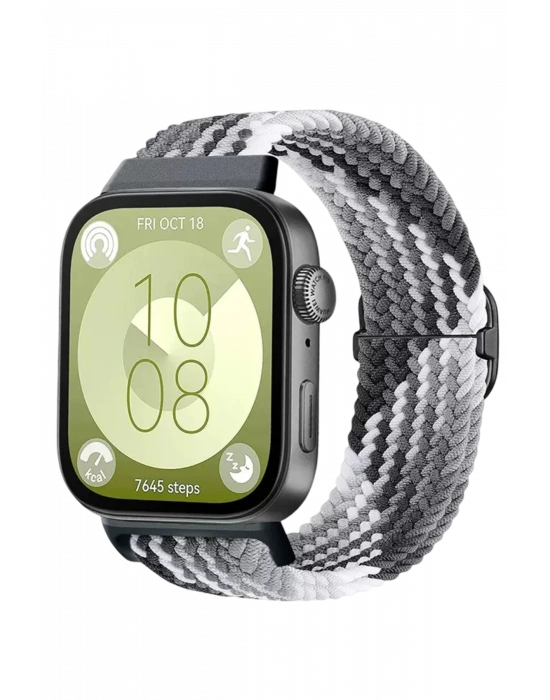 Newface Huawei Fit 4 Star Kordon - Gri-Siyah