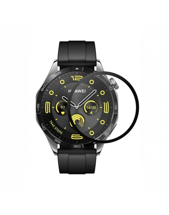 Newface Huawei GT4 46mm 22mm Polymer Nano Ekran Koruyucu - Şeffaf