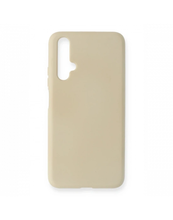 Newface Huawei Honor 20 Kılıf Nano içi Kadife Silikon - Kemik