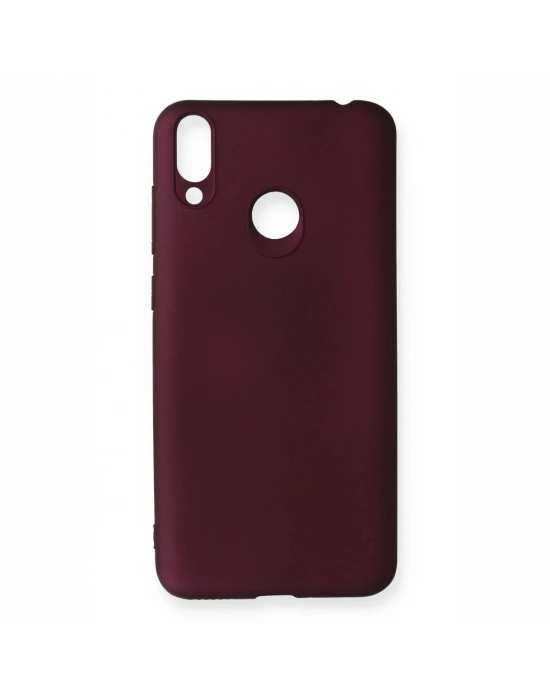 Newface Huawei Honor 8C Kılıf First Silikon - Mürdüm