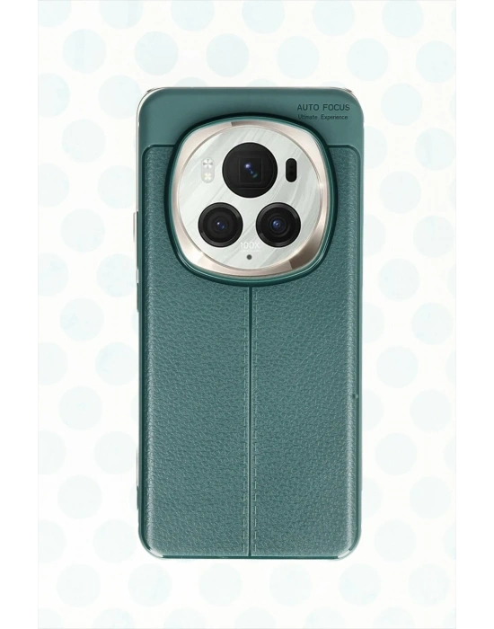 Newface Huawei Honor Magic 6 Pro Kılıf Auto Focus Kapak - Koyu Yeşil